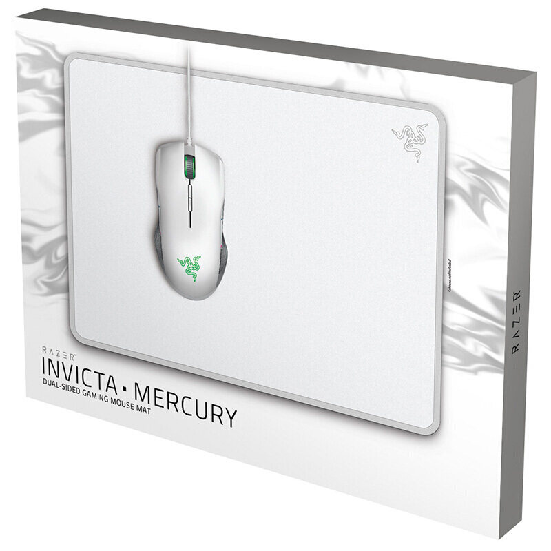 雷蛇(Razer)Invicta 毒刺火蚁 水银 游戏鼠标垫铝制底座粗糙纹理表面