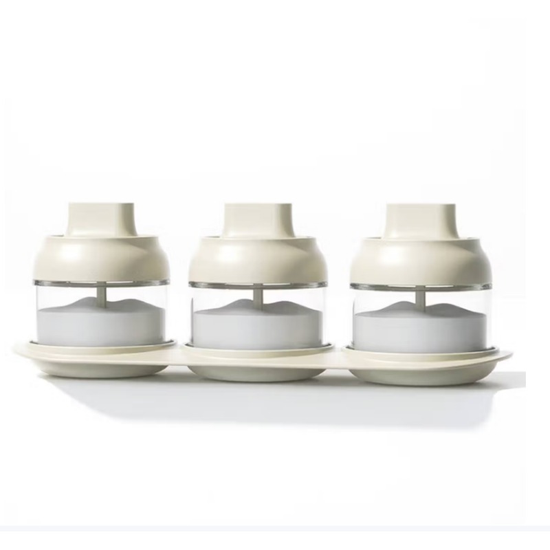 全格 玻璃调料盒 CF201-4S(280mL*3)