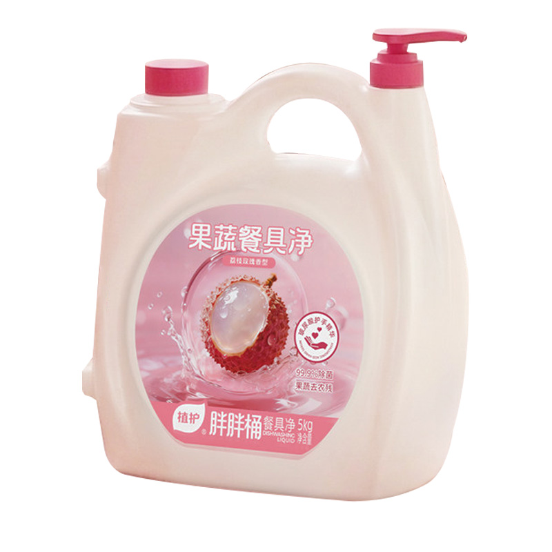 植护餐具净5kg果蔬护手祛味荔枝玫瑰香型ZH408969