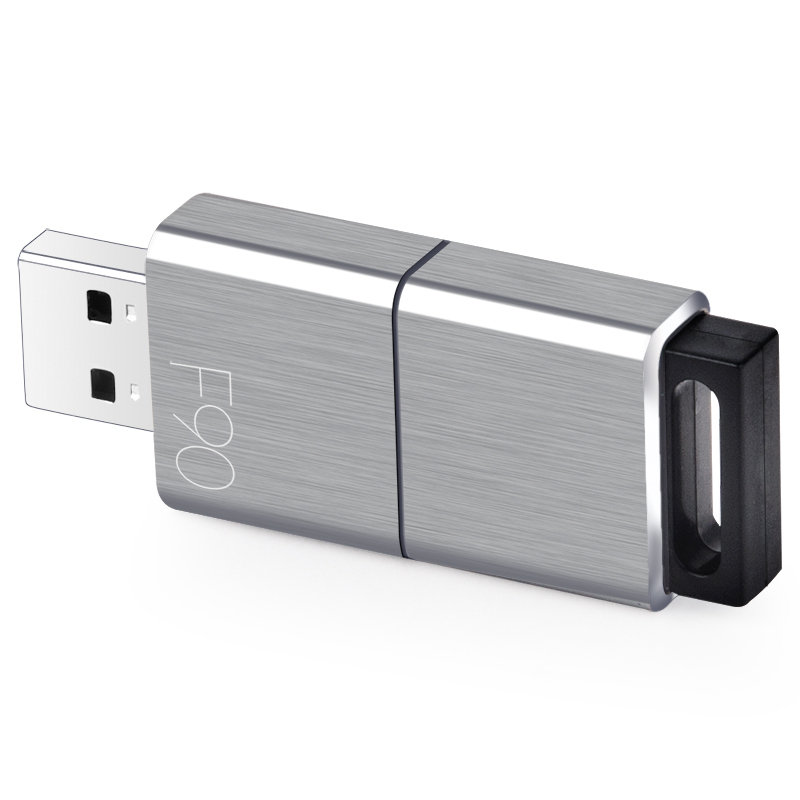 忆捷(Eaget) F90 USB3.0高速金属推拉式车载商务优盘 防尘 防水 防震 64GB