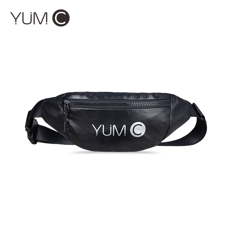 YUMC 防水斜挎小腰包男W2001 玫瑰金