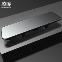 凌度12寸巨屏行车记录仪新款语音声控高清夜视汽前后双录倒车影像前后双镜头触屏电子狗32G