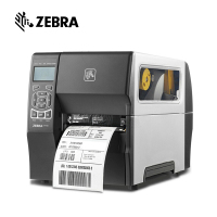 ZEBRA斑马ZT410工业级条形二维码不干胶标签打印机300dpi热敏热转印亚银服装吊牌水洗唛快递电子面单 带RFID