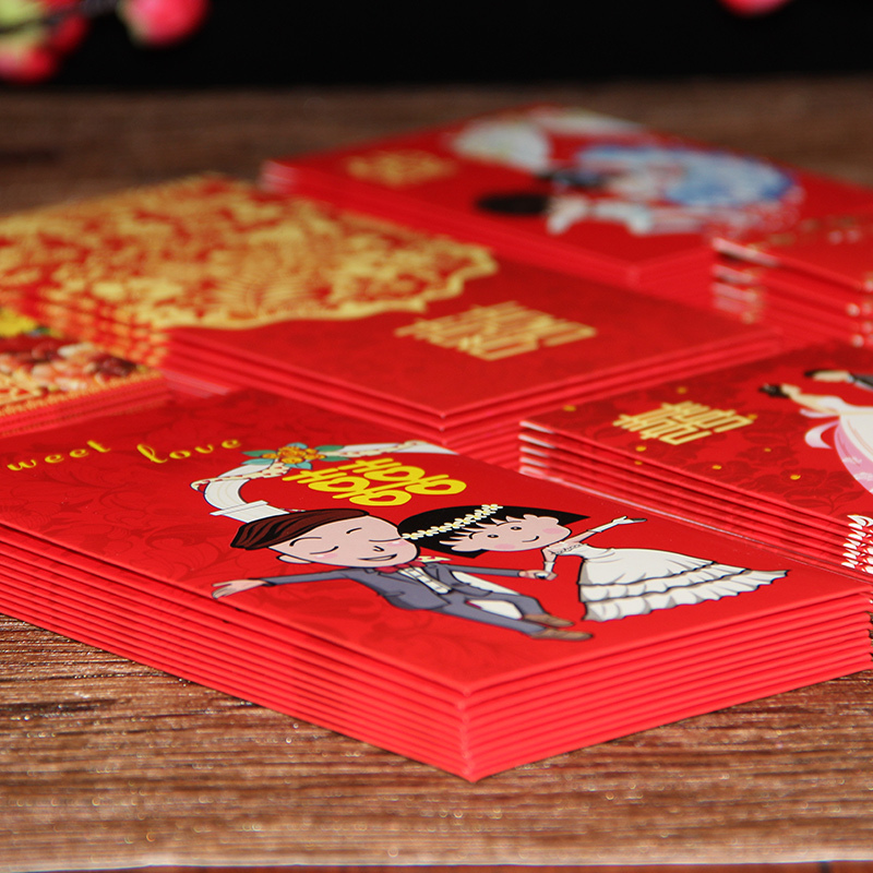 SCP 105g丝印新年红包8x11 定制利市包(10个/包)SCP-1153(此为单包价,起订500包不足起订量不发)
