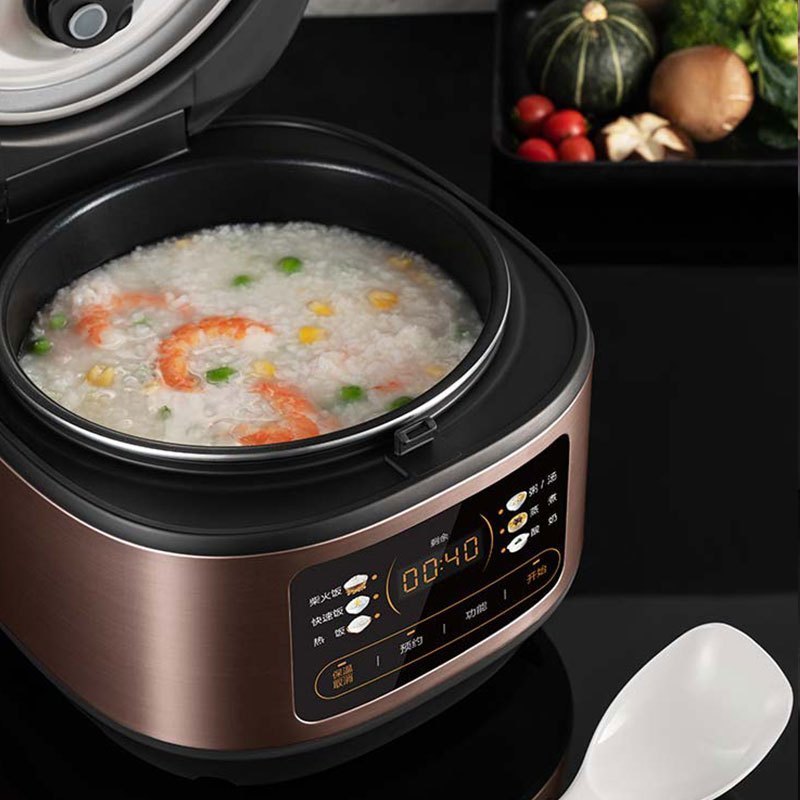 美的(Midea)电饭煲MB-RE331多功能智能电饭锅3-4人小型迷你官方正品煮饭锅3L带蒸笼米饭锅可预约