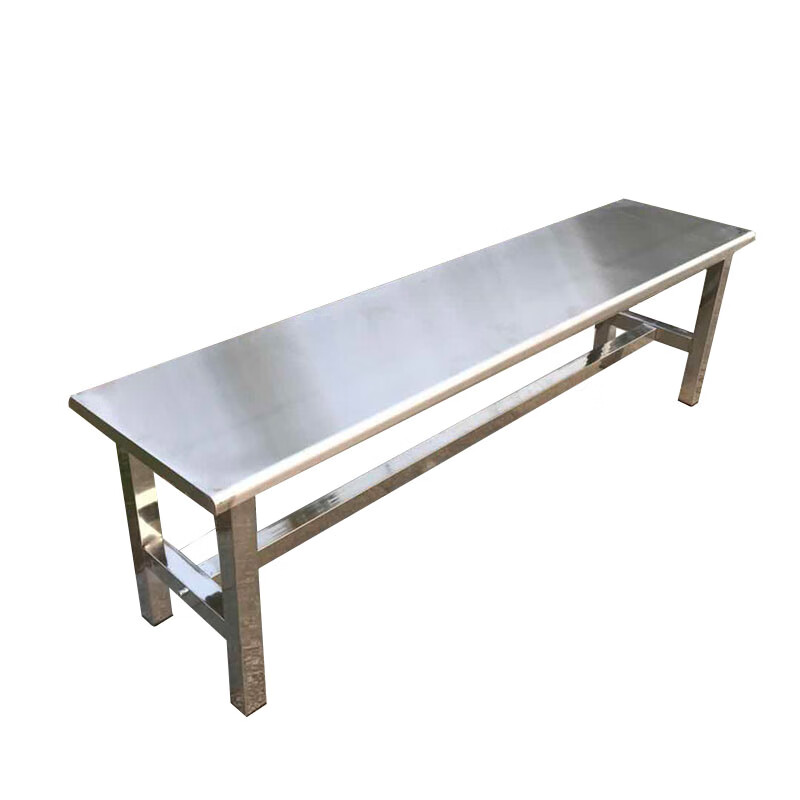 晋舰 不锈钢长条凳浴室凳更衣室换鞋凳休息区长凳 长100宽35高45cm