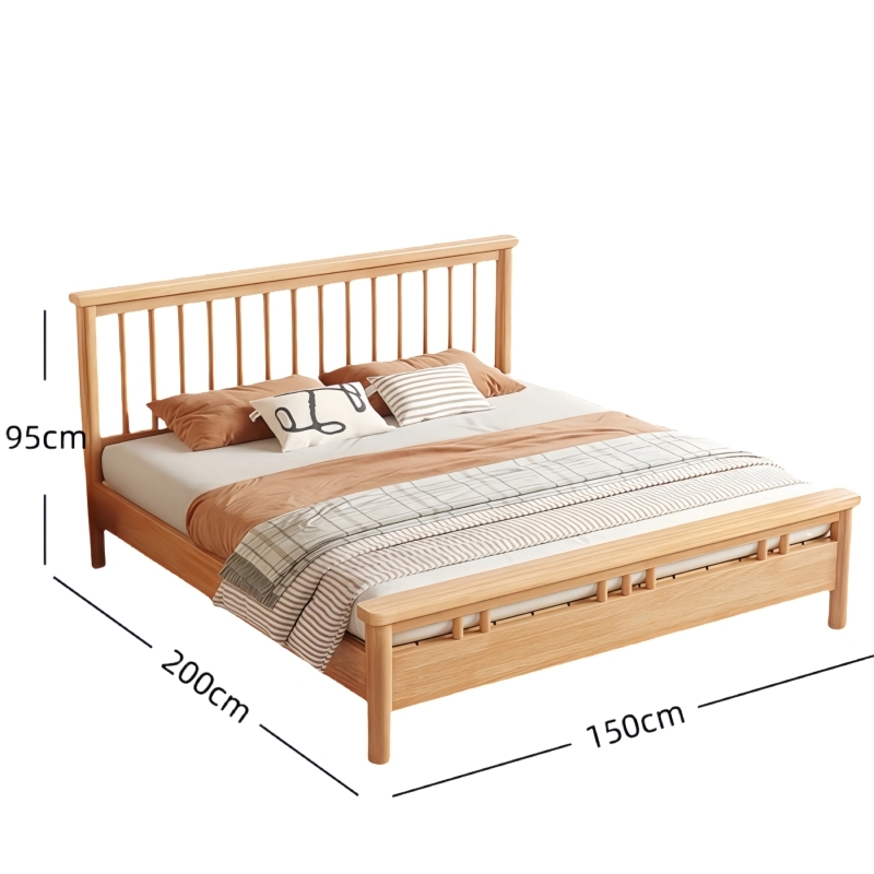 铭思沃木床200*150*95cm张高清大图