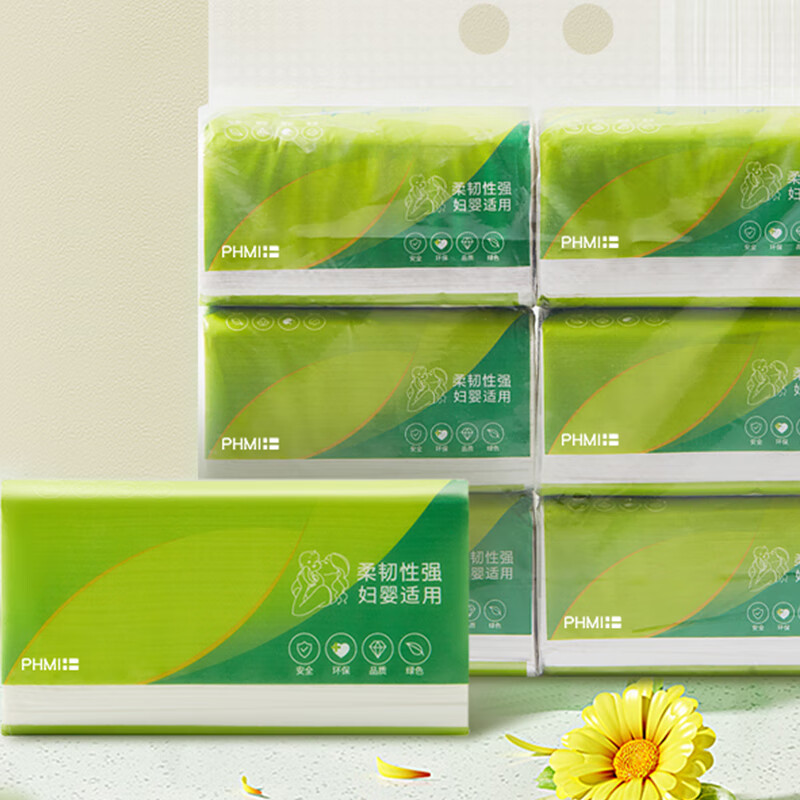 菲米生活(PHMI)T41816110205 面巾纸 3层 390张/包 6包/提 (单位:提)高清大图