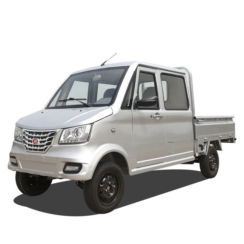 新款全封闭汽车轿车电动四轮车成人代步车电动汽车快递小货车皮卡油电两用拉货纯电动新能源图片