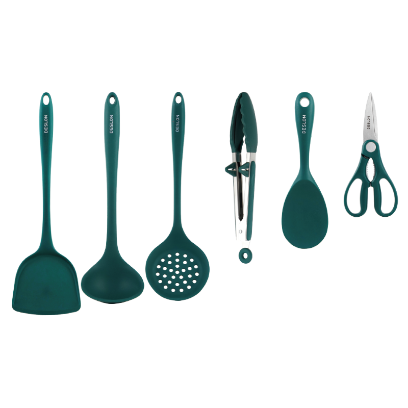德世朗DESLON沁缘硅胶厨具六件套DFS-TZ820-6A-YG