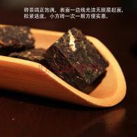 域邦 普洱茶砖 糯米香普洱茶熟茶砖茶 糯米普洱小方砖 普洱熟茶砖牛皮纸茶叶礼盒400g