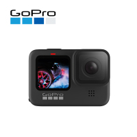 GoPro HERO9 Black 5K运动相机 Vlog数码摄像机 增强防抖 官方标配+三向自拍杆+双充+128G卡