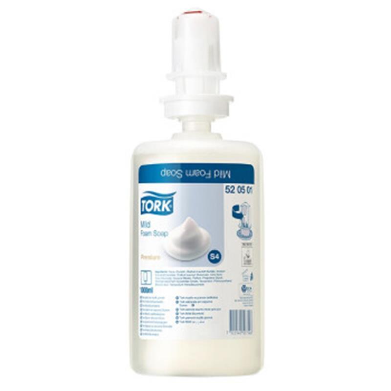 维达(Vinda)多康tork 温和型泡沫洗手液(1000ML*6支整箱) S4 除污
