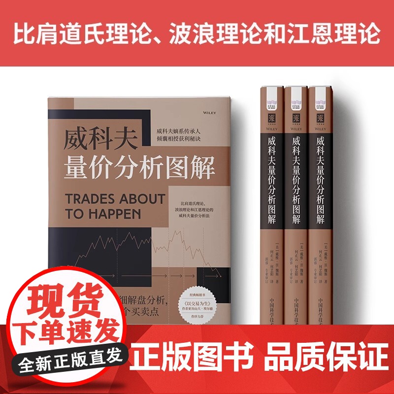 [央视网]威科夫量价分析图解 金融分析书籍股市分析分解卖点透析 读懂图形语言洞悉市场走势 成为会看图能解盘的交易高手ZK高清大图