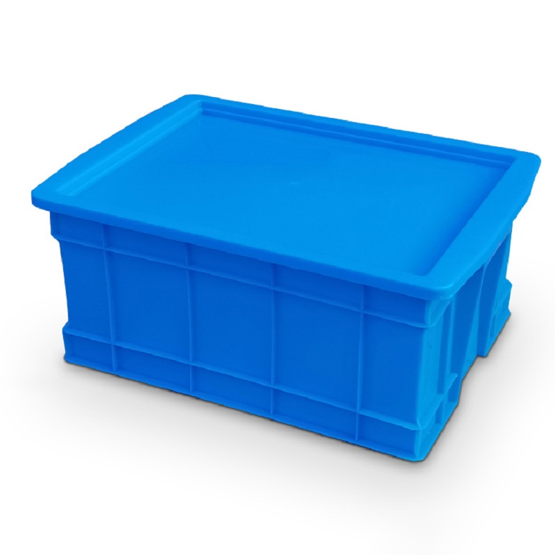 臻远ZY-SNXD-86收纳储物箱长方形物流中转箱带盖子 520*375*227mm高清大图