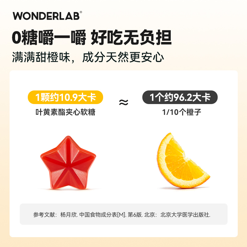 WonderLab叶黄素酯软糖6片*5袋