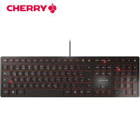 樱桃(Cherry)KC 6000 SLIM键盘 USB接口有线键盘 办公键盘 超薄键盘