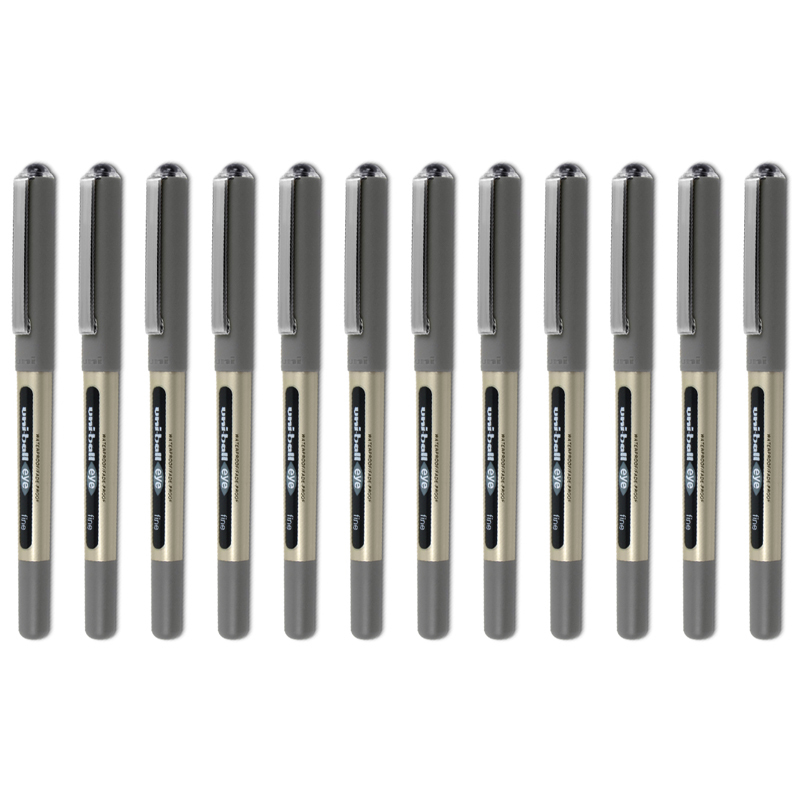 uniball三菱ub150耐水签字笔三支05mm墨水黑色