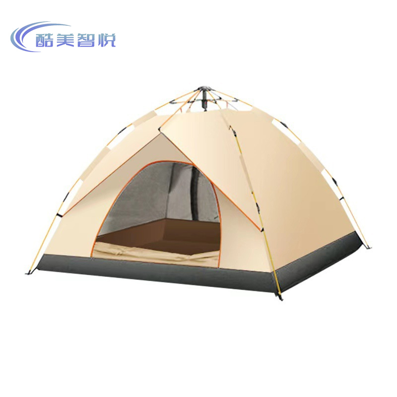酷美智悦 3-4人帐篷带防潮垫 KM-FZ111 顶高清大图