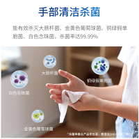 洗得宝75%酒精乙醇消毒湿巾50片抽酒精湿纸巾杀菌大包装50片装