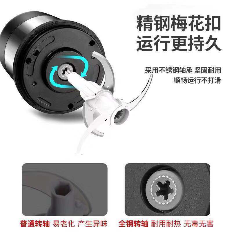 东菱(DonLim)DL-JR373不锈钢家用绞肉机电动料理机多功能碎肉绞肉绞馅打肉打蒜料理2L图片