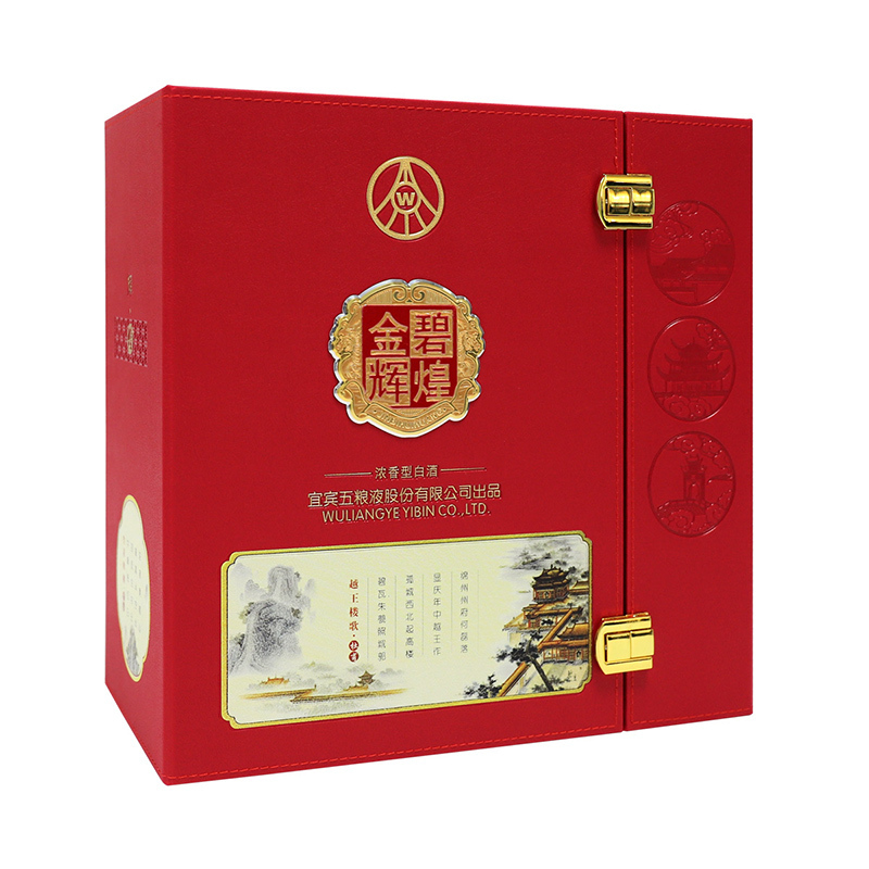 五粮液股份公司出品 金碧辉煌四大名楼 52度 500ml*4瓶 浓香型白酒