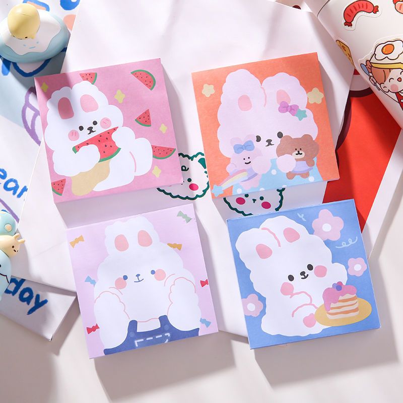 8本装韩国文具可爱便利贴创意可撕留言条n次贴纸便签本子8本励志便利