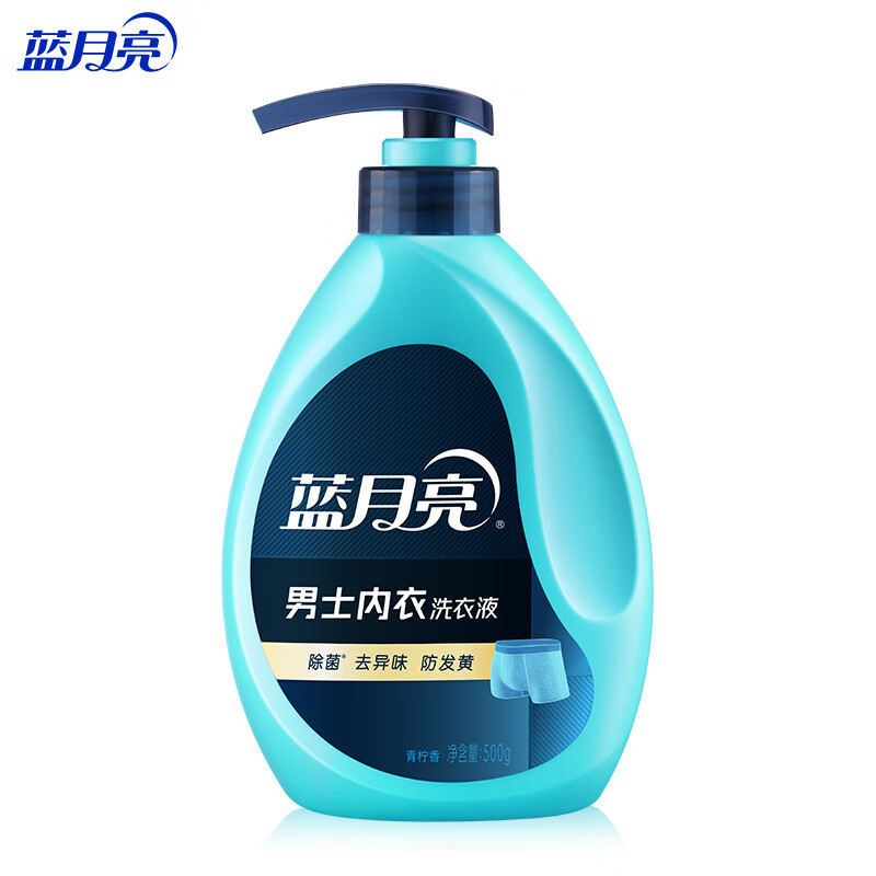 蓝月亮 青柠香男士内衣洗衣液 泵装500g/瓶