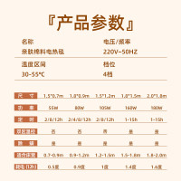 志高(CHIGO)双人智能定时过热断电双控电热毯电褥子1.8m*1.5m[排潮除螨]花色随机