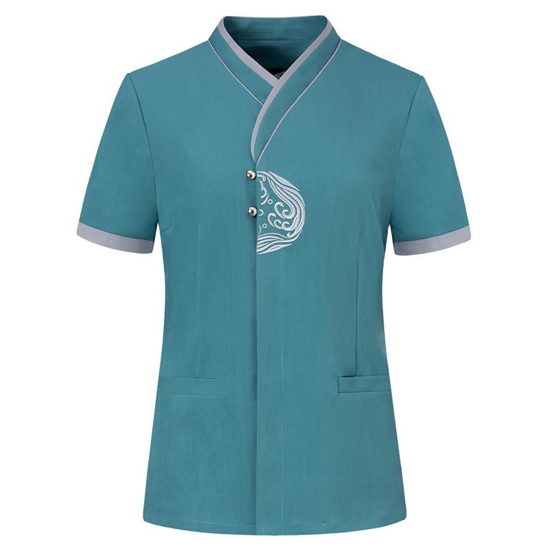 天鸣 短袖5851款保洁服 工作服 L-6XL 套高清大图