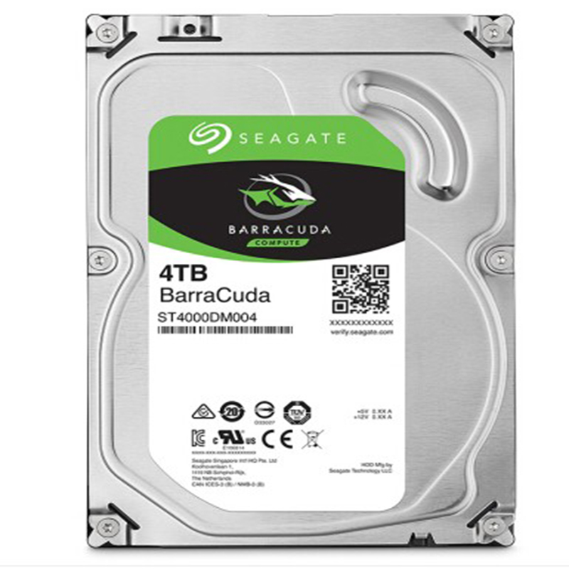 希捷 4TB 256MB 5400RPM 台式机机械硬盘 SATA接口