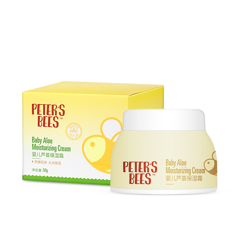 peter’s bees彼特的蜜蜂婴儿芦荟保湿霜面霜50g