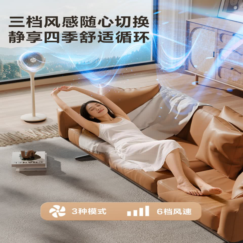 苏宁 格力 循环扇 FXDZ-20X81Bg5 织风者Se青春版 直流遥控款 一级能效高清大图