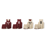 哈莱格定制篮球服枣红色S-6xl码