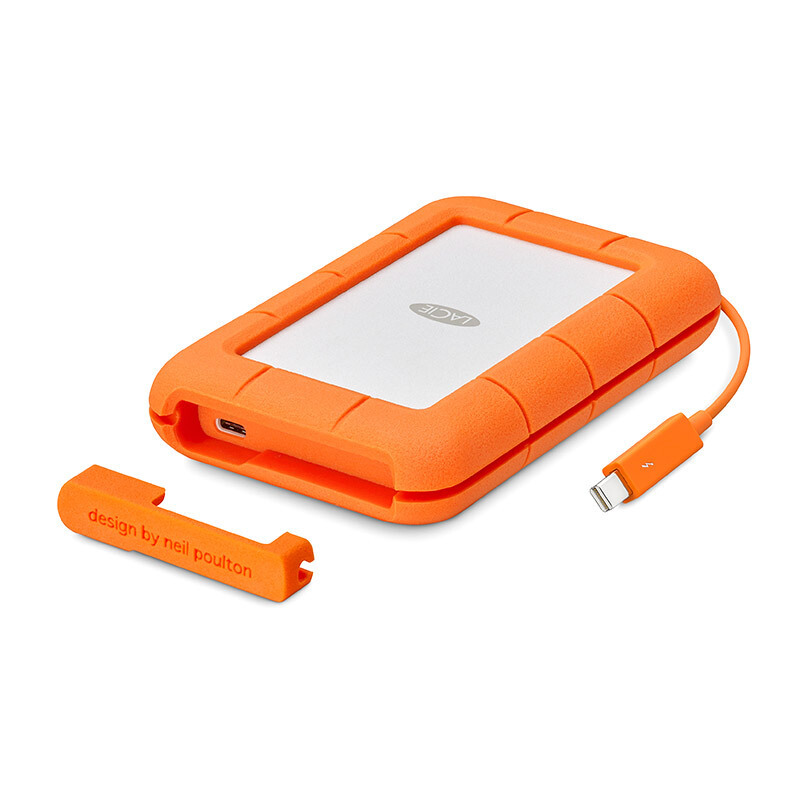 LaCie 4TB 移动硬盘 Rugged Thunderbolt&Type-C USB3.0 STFS4000800