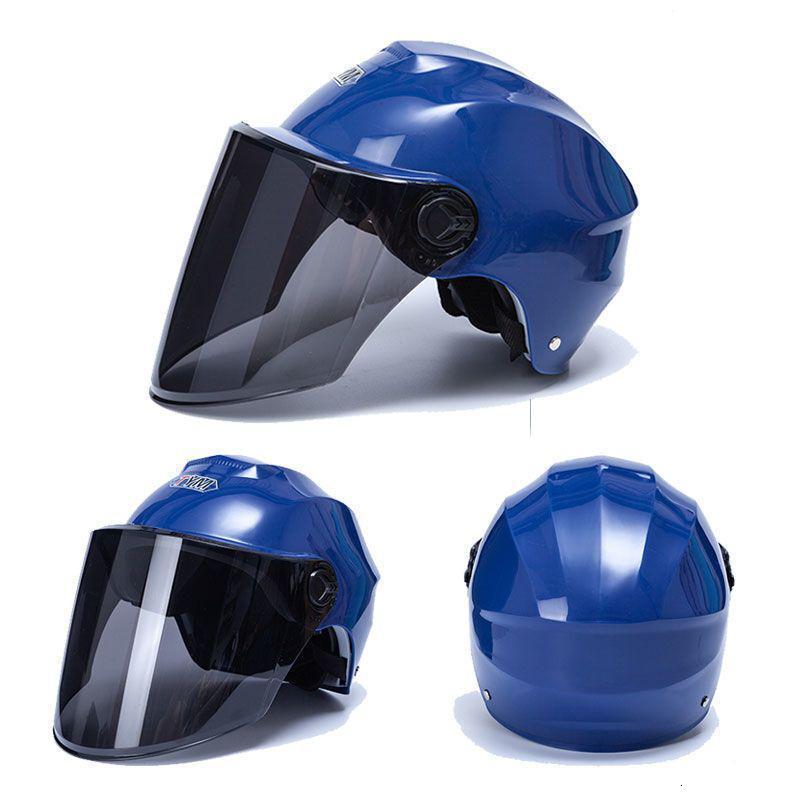 摩托车头盔哈雷夏季防晒轻便透气男女通用电瓶车帽半盔四视频