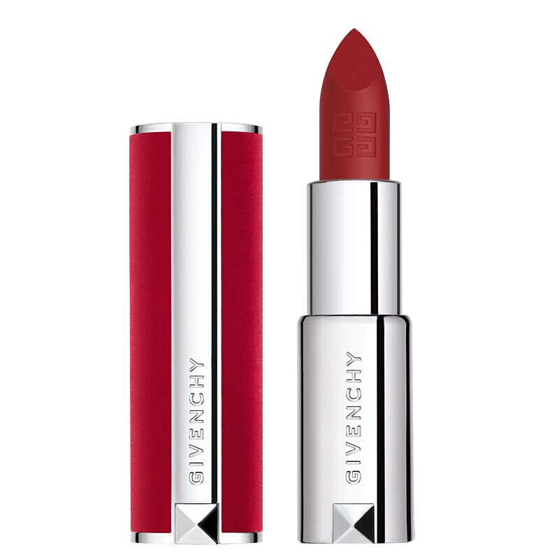 纪梵希(GIVENCHY)高定香榭红丝绒唇膏不易脱妆 小羊皮口红3.4g #N37哑光朱砂砖红