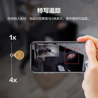 萤石C6C 4M巡航版监控摄像头400万高清夜视语音对讲云台全景无线wifi网络智能追踪监控摄像机