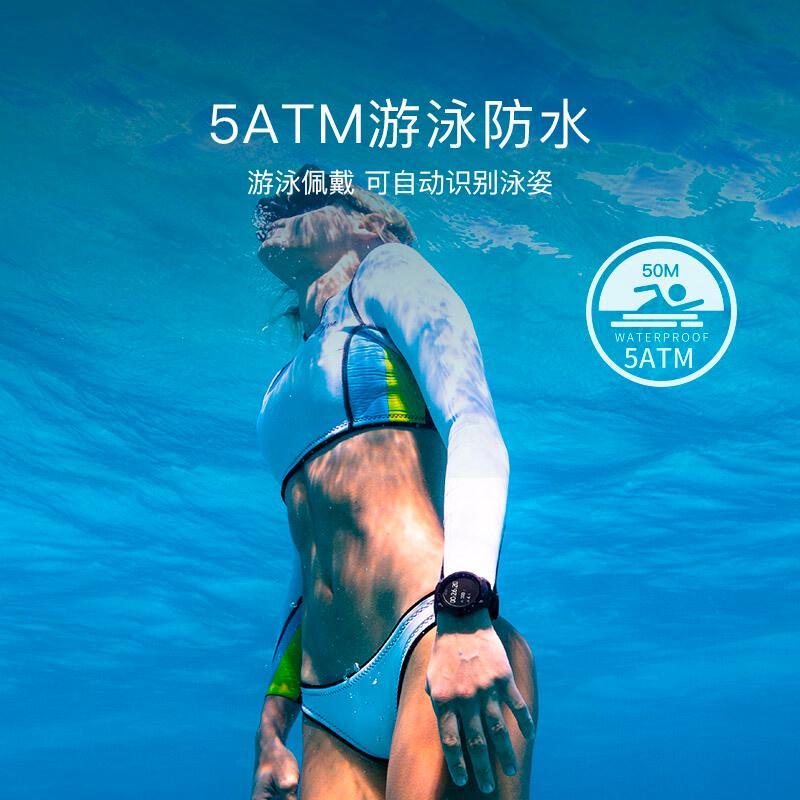 TicWatch E2 炫黑 潮酷智能手表 户外运动时尚手表 实时心率监测 50米防水 轻薄设计 自主识别运动模式