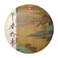 大益普洱茶 早春乔木1801批次熟茶357g