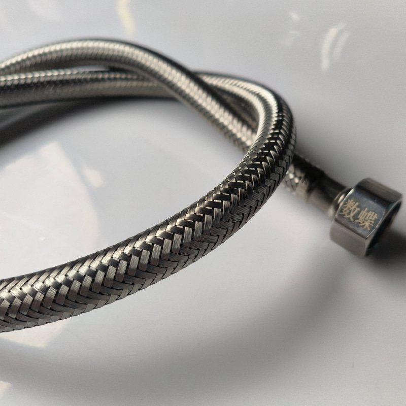 数碟304不锈钢编织软管15x1200mm个高清大图