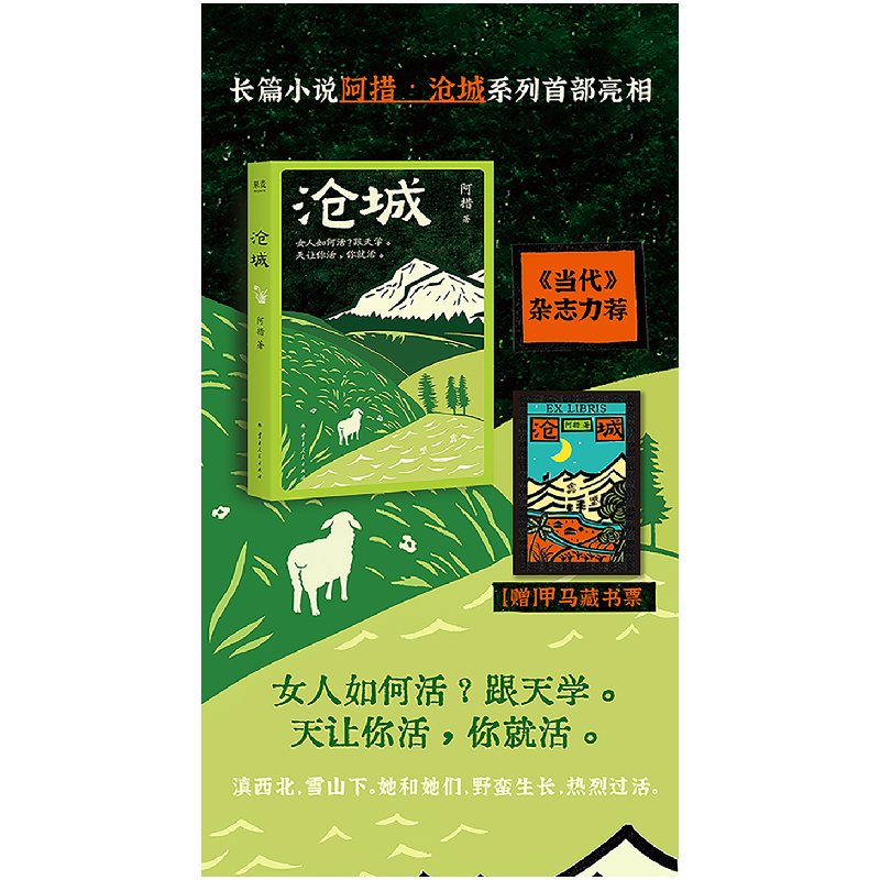 正版新书]沧城(阿措长篇小说《沧城》:女人如何活?跟天学。天高清大图