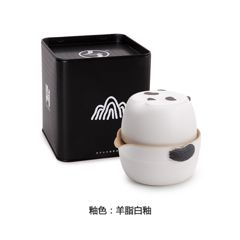 万仟堂(EDENUS) 国宝 快客杯羊脂白釉(一壶一杯)高清大图