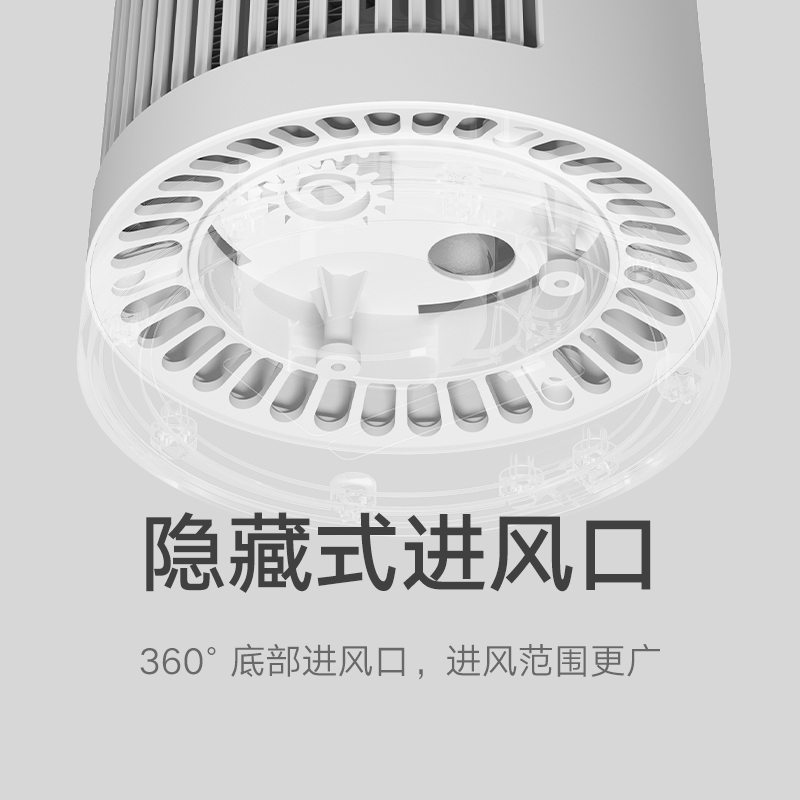 小米米家桌面式暖风机取暖器小型办公室迷你热风电暖气宿舍静音