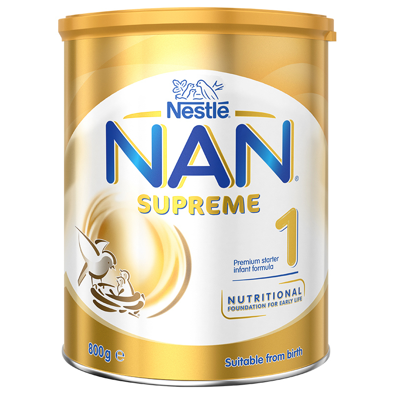 nestle雀巢超级能恩超启能恩适度水解防过敏婴幼儿奶粉1段800g罐2件