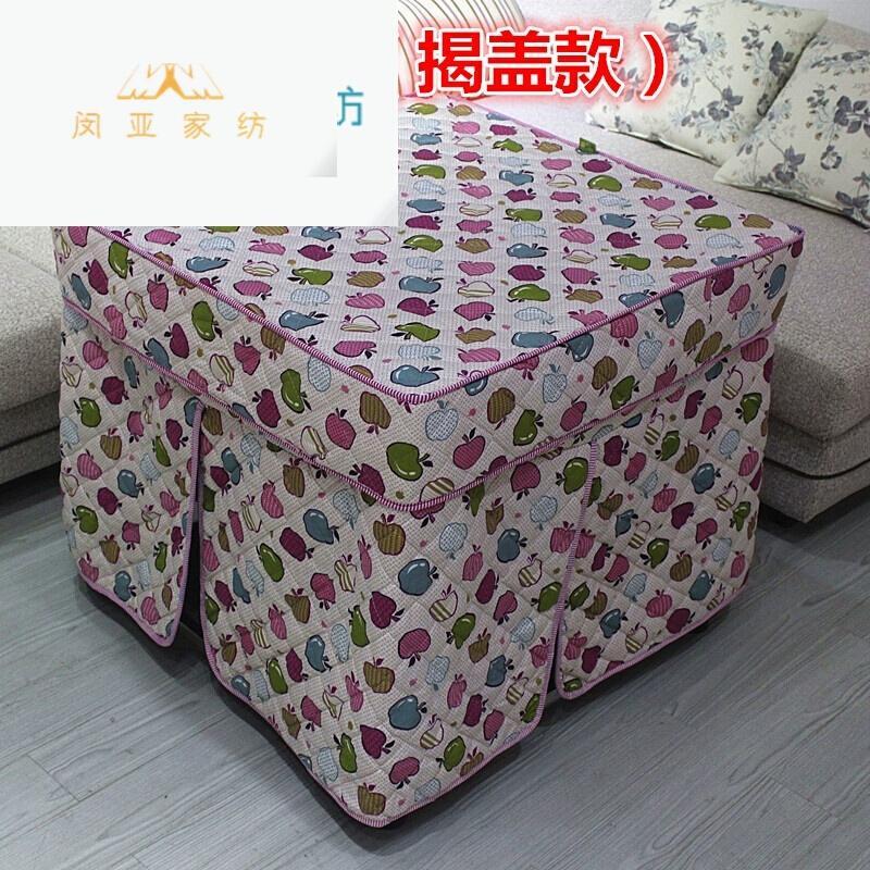 炉罩套布套烤火罩家用挡风防尘桌面件套炉子加棉夹棉烤火架桌布罩