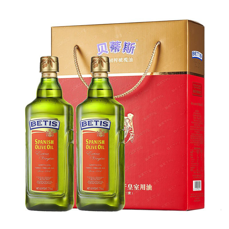 贝蒂斯特级初榨橄榄油礼盒750ml*2盒