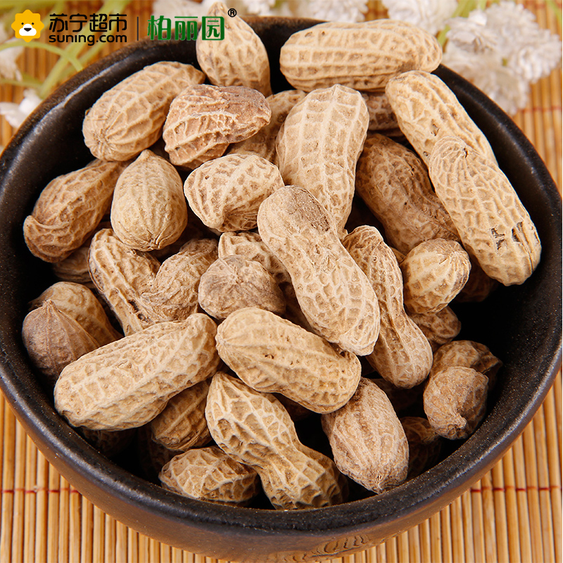 柏丽园天府花生350g/袋 咸干味花生果零食 炒货休闲食品