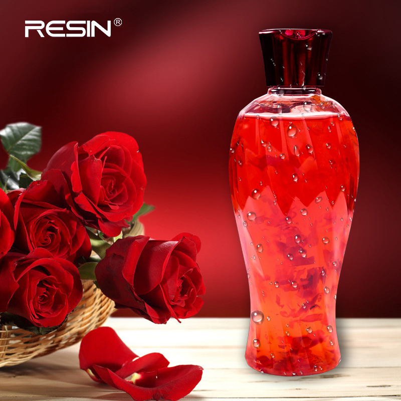 RESIN语欣玫瑰花瓣沐浴露300mL 控油防背痘 舒缓紧致肌肤