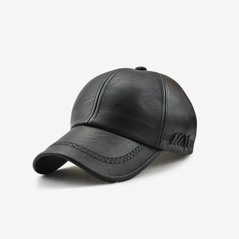 秋冬帽子新款户外休闲棒球帽中老年男士鸭舌帽厂家